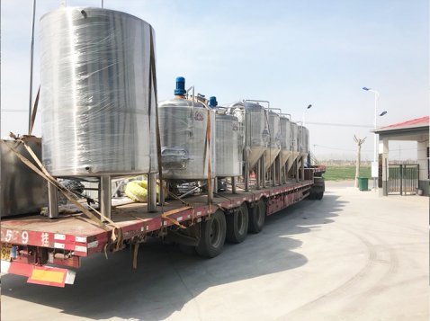 匯冠準時發(fā)出啤酒設備